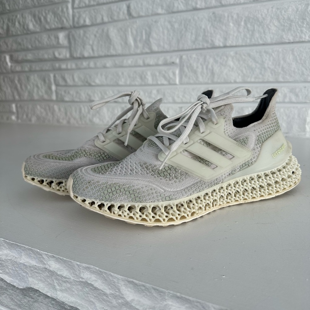 Adidas 4D Sneakers in White and Cream